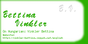 bettina vinkler business card